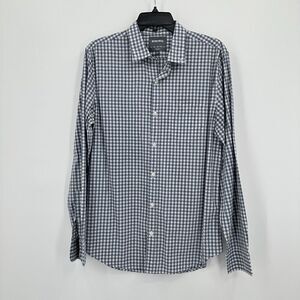 Bonobos Standard Fit Shirt Mens‎ M Blue White Gingham Button Up Office Attire